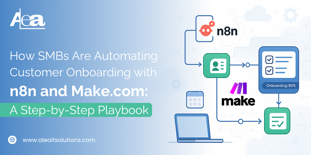 How SMBs Are Automating Customer Onboarding with n8n and Make.com